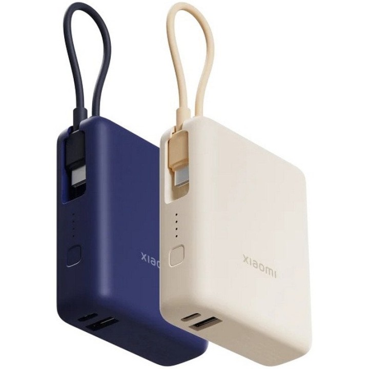 Xiaomi 33W Power Bank 10000mAh con Cable Integrado USB-C Azul