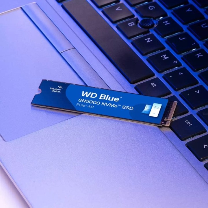 Disco Duro Western Digital 500GB NVMe 5000MB/s WD Blue SN5000 + Software Monitorización