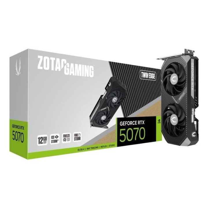 Zotac GAMING GeForce RTX 5070 Twin Edge 12 GB GDDR7 Reflex 2 RTX AI DLSS4