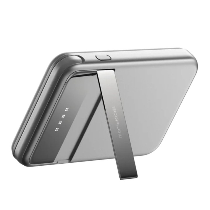 EcoFlow RAPID Powerbank Magnético 5000mAh PD3.0 30W/Qi2 15W USB-C Plateado