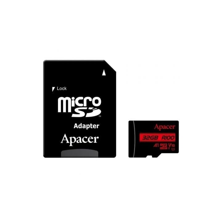 Apacer microSDHC 32GB Clase 10 UHS-I Adaptador SD 100MB/s