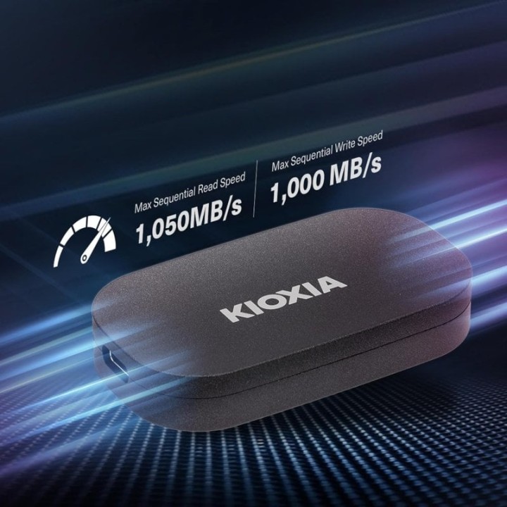 Kioxia Exceria Plus G2 SSD Portátil 1050 MB/s USB 3.2 Gen2 1TB