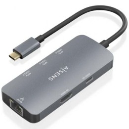 ASUC-6P019-GR Dock USB-C 6 en 1 AISENS PC