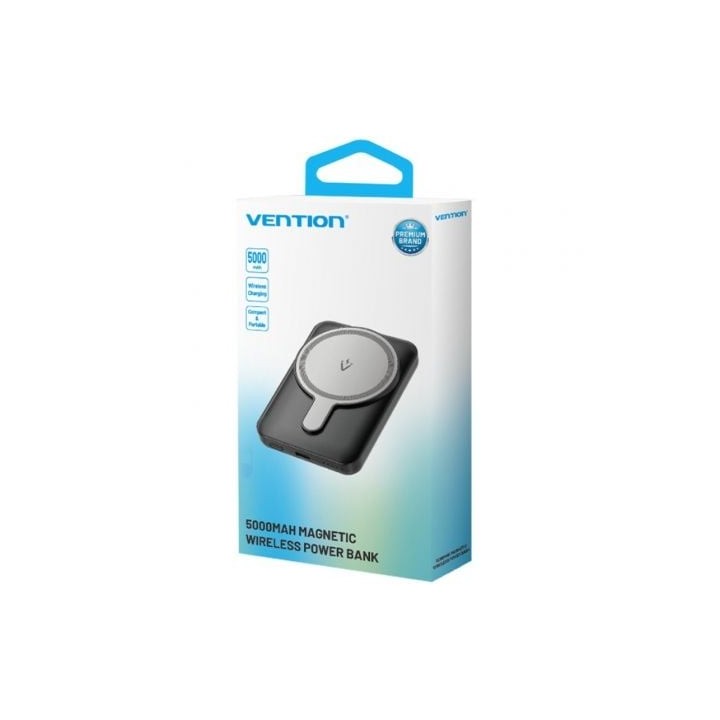Vention FHSW0 Powerbank 5000mAh 20W Wireless Blanca PC