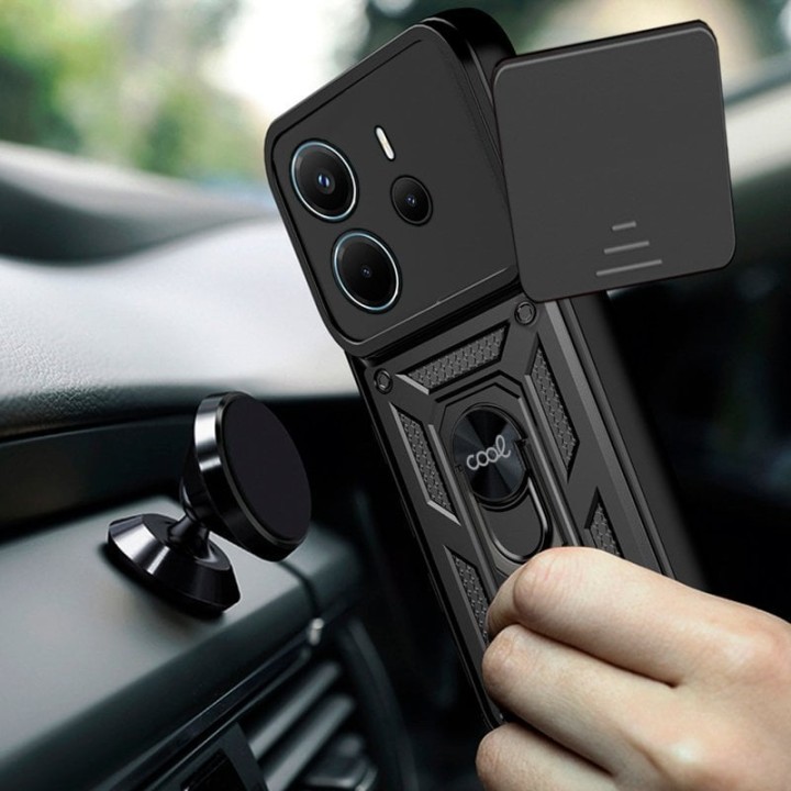 Cool Carcasa Para Xiaomi Redmi Note 14 Hard Ring Negro
