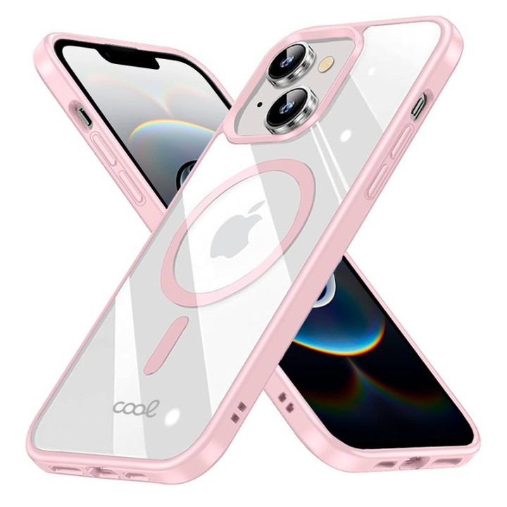 Cool Carcasa Para iPhone 16e / iPhone 17e Magnética Borde Rosa