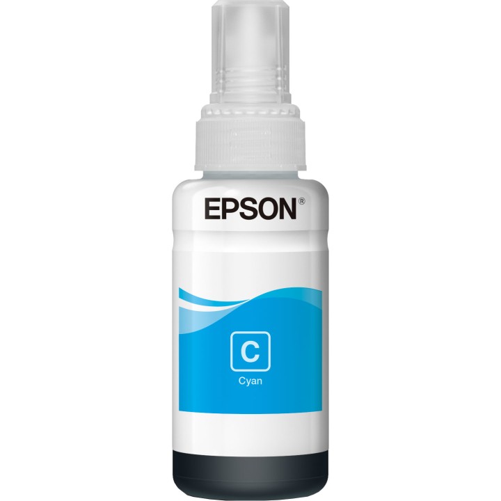 Botella Tinta Epson EcoTank 664 Cian 70ml (C13T664240)