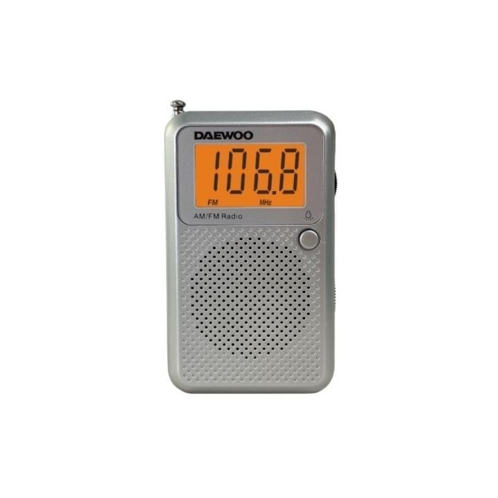 Daewoo DW1115 Radio Portátil AM/FM Gris Sintonizador Analógico Altavoz Integrado