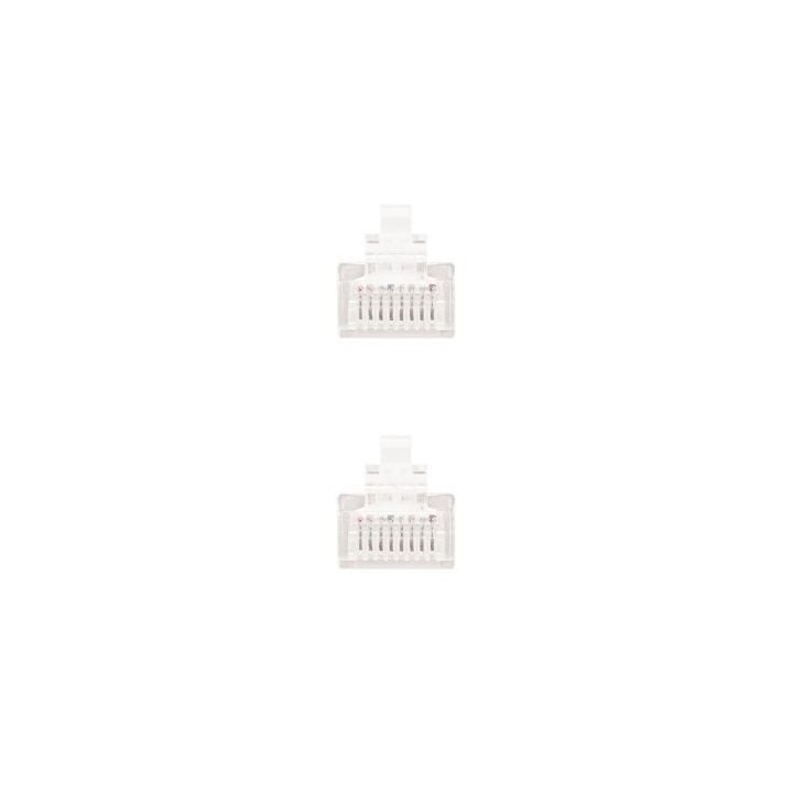 Nanocable 10.20.1300 Cable Red Cat6 0.5m RJ45 S/FTP Gris