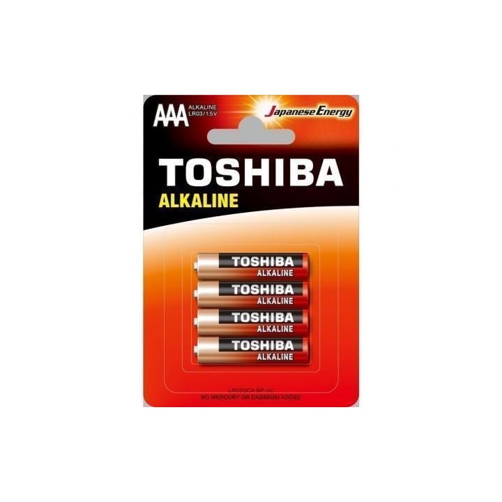 Toshiba LR03 594922 Pack 4 Pilas AAA Alcalinas 1.5V
