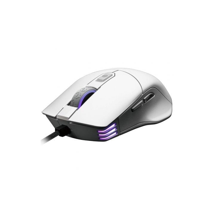 EVGA X12 Ratón Gaming Blanco 16000 DPI 8 Botones RGB Paracord