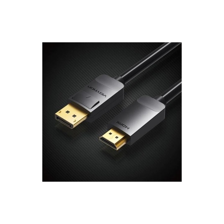 Vention HADBG Cable Conversor DisplayPort a HDMI 1.5m Negro 1080P