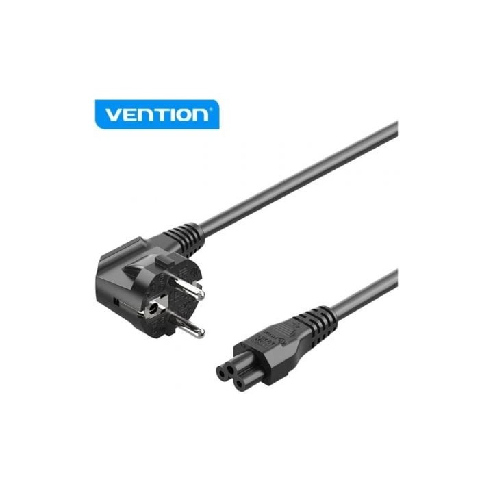Vention ZCKBAC Cable Alimentación IEC C5 1.8m Negro