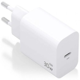 AISENS A110-0940 Cargador de Pared GaN 33W USB-C AI Inteligente Blanco
