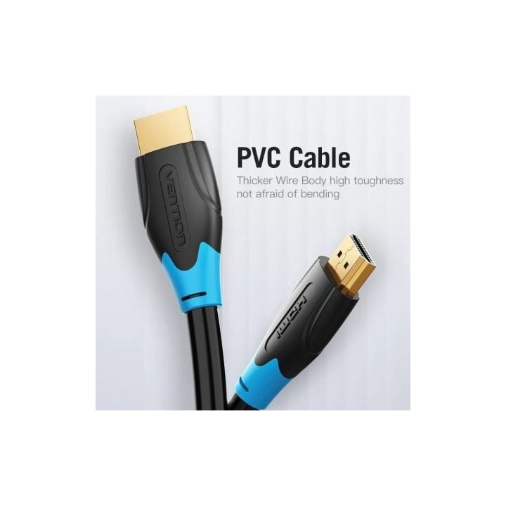 Vention AACBL Cable HDMI 2.0 4K 10m HDMI Macho-Macho Negro