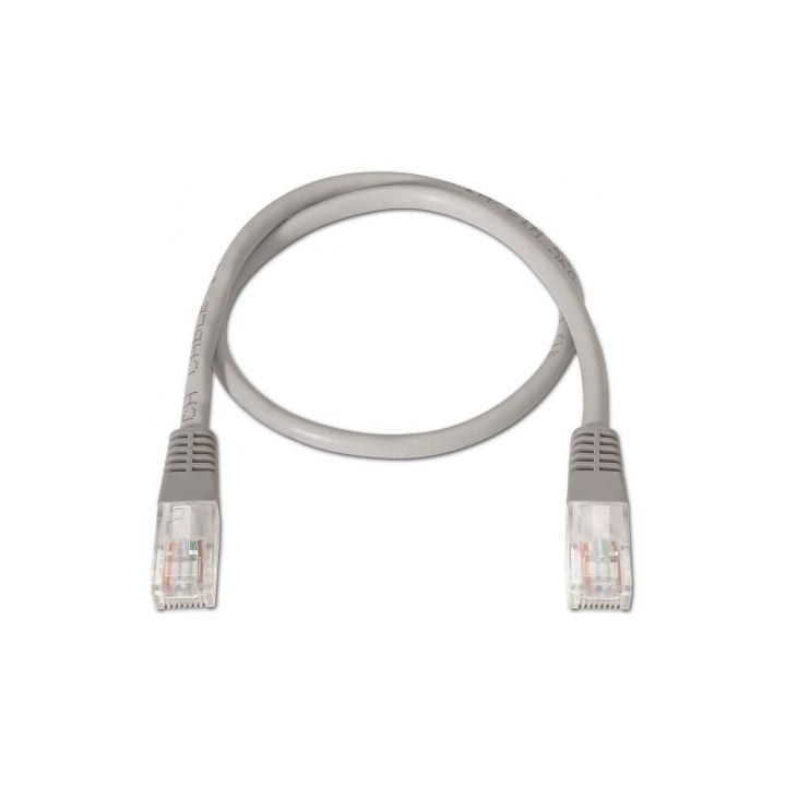 Aisens A133-0179 Cable Red RJ45 Cat.5e 2m Gris Alta Durabilidad Profesional
