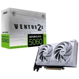 MSI GeForce RTX 5060 VENTUS 2X OC 8GB GDDR7 Reflex 2 RTX AI DLSS4 Blanca