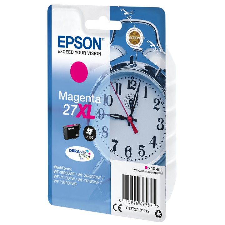 Tinta Epson 27XL T2713 Magenta 10.7ml (C13T27134012)