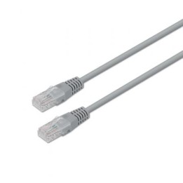 AISENS A133-0180 Cable Red RJ45 Cat5e UTP 3m Gris