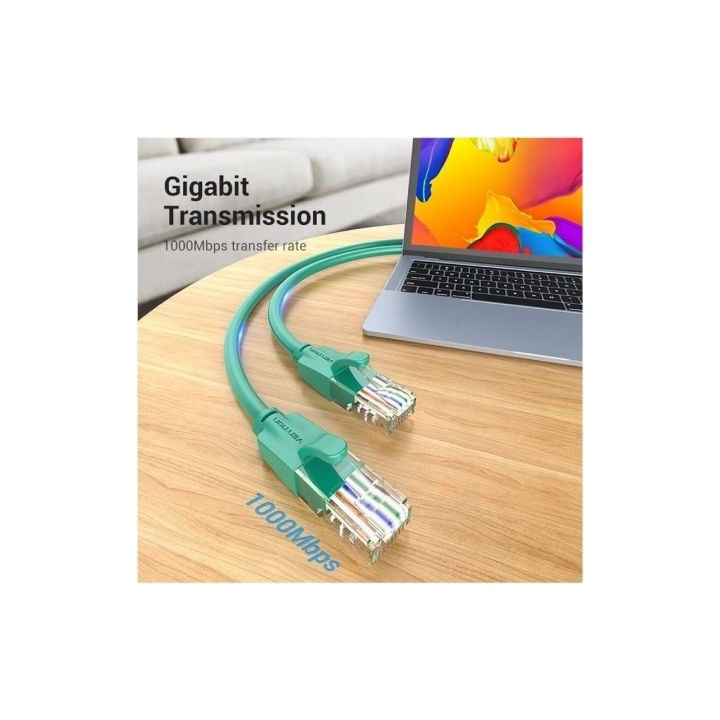 Vention IBEGH Cable de Red RJ45 UTP Cat.6 2m Verde