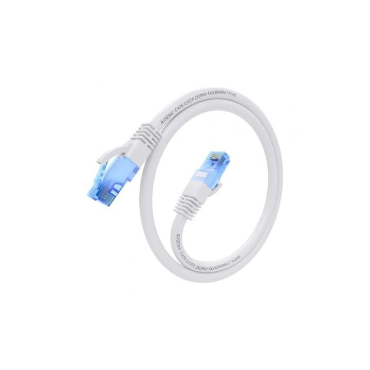 AISENS A135-0826 Cable de Red Cat.6 UTP RJ45 10m Blanco