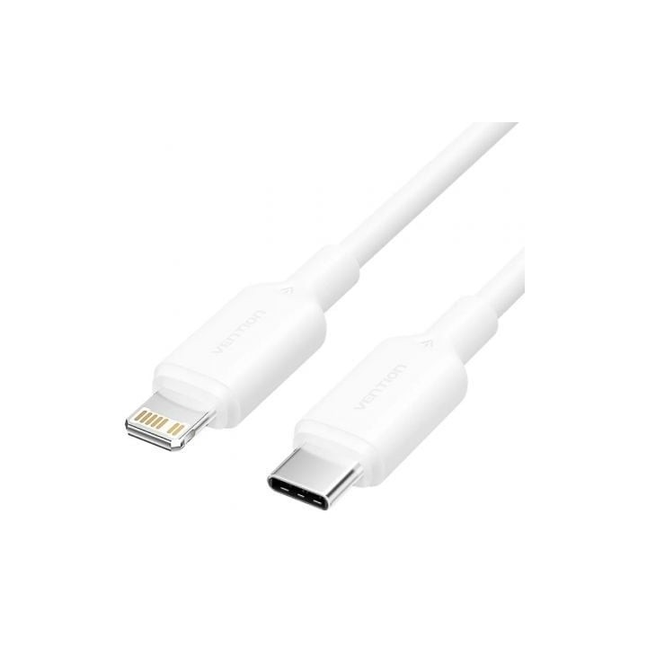 Vention LAKWH Cable USB 2.0 Tipo-C a Lightning 2m 27W Blanco