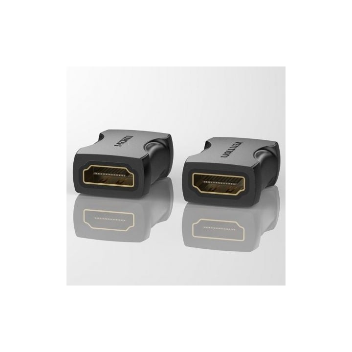 Vention AIRB0 Adaptador HDMI 2.0 4K Hembra a Hembra Negro