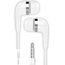 Tech One TEC2905 Auriculares Intrauditivos Micrófono Jack 3.5 Blancos