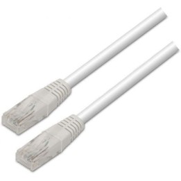 AISENS A133-0197 Cable Red RJ45 Cat5e UTP 1m Blanco 100 Mbit/s