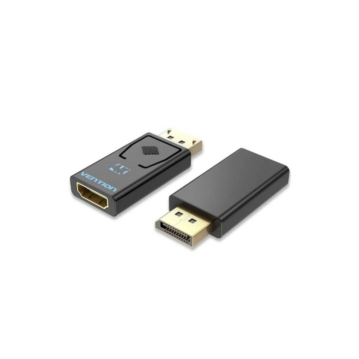 Vention HBMB0 Adaptador DisplayPort-HDMI 1080P 60Hz Chapado en Oro Negro