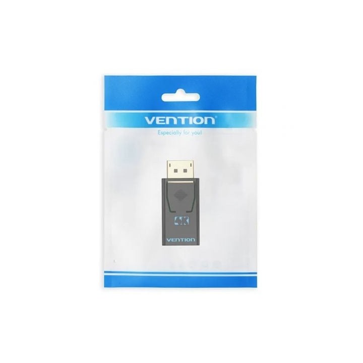 Vention HBMB0 Adaptador DisplayPort-HDMI 1080P 60Hz Chapado en Oro Negro