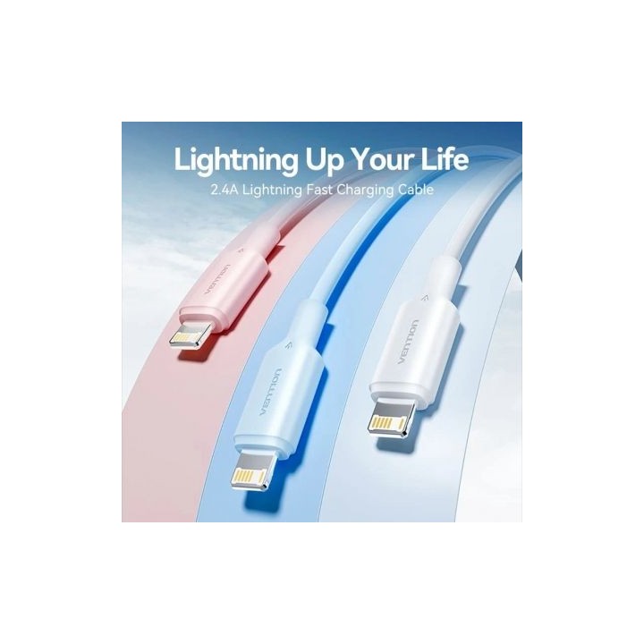 Vention LAMBF Cable USB 2.0 Lightning 480Mbps 1m Negro