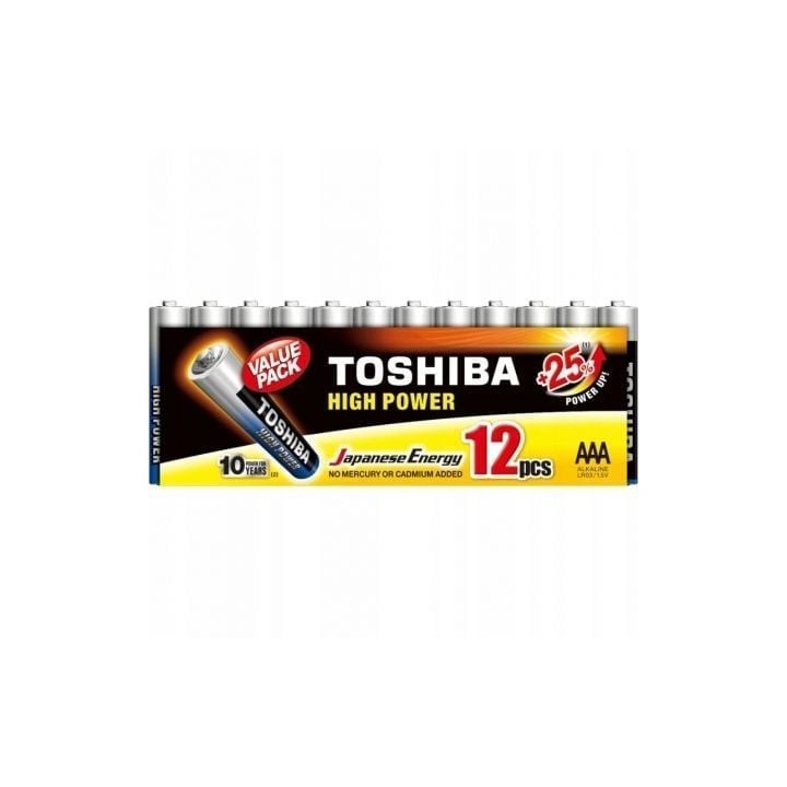 Toshiba MP-12 Pack 12 Pilas AAA High Power Alcalinas 1.5V
