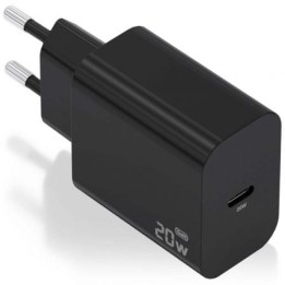 AISENS A110-0939 Cargador GaN 20W 1xUSB-C PD3.0 Negro