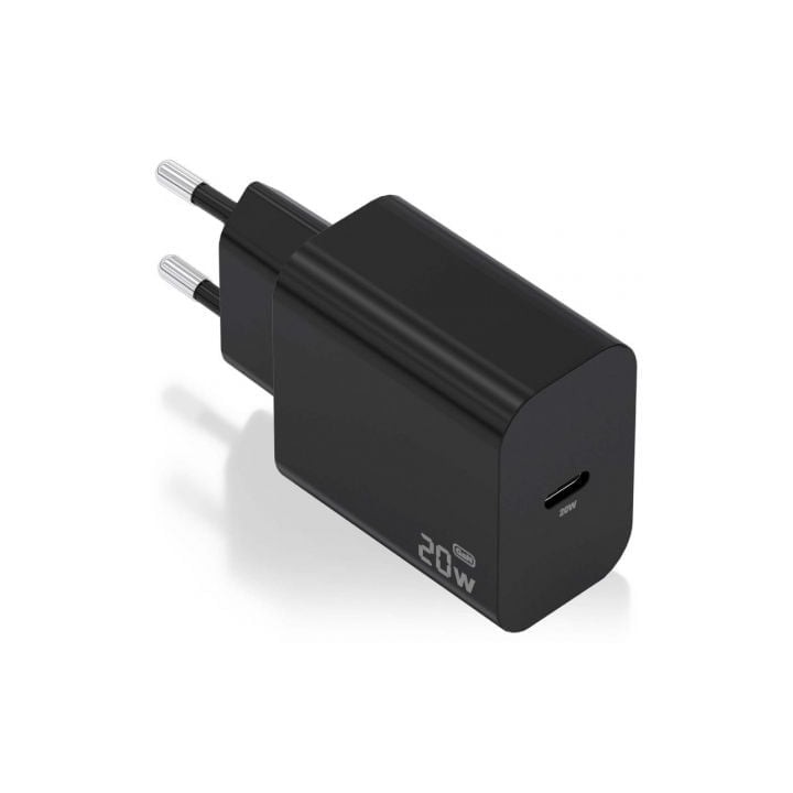 AISENS A110-0939 Cargador GaN 20W 1xUSB-C PD3.0 Negro