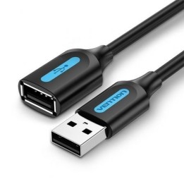 Vention CBIBD Cable Alargador USB 2.0 50cm Negro PC