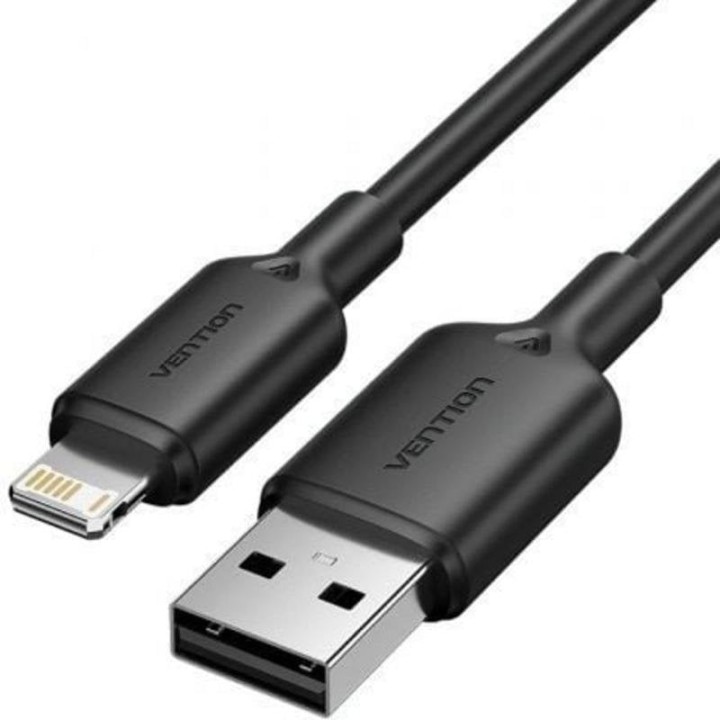 Vention LAMBH Cable USB 2.0 Lightning 480Mbps 2m Negro
