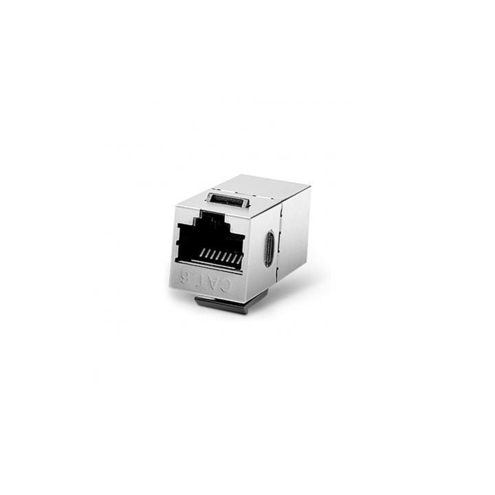 Aisens A139-0300 Adaptador Empalme RJ45 UTP Cat6 Apantallado Hembra/Hembra Negro