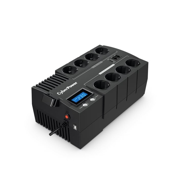 CyberPower BR1000ELCD SAI Línea Interactiva 1000VA 600W LCD 8 Salidas Schuko