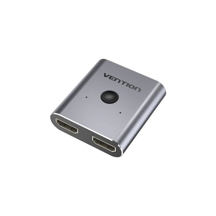 Conmutador HDMI Vention AFUH0 Bidireccional Aluminio 4K@60Hz Plug&Play Gris