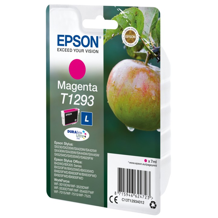 Tinta Epson T1293 Magenta 7ml 378 pág (C13T12934012)