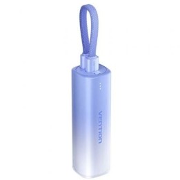 Powerbank Vention FHWL0 5000mAh 20W Wireless USB-C Lightning Azul