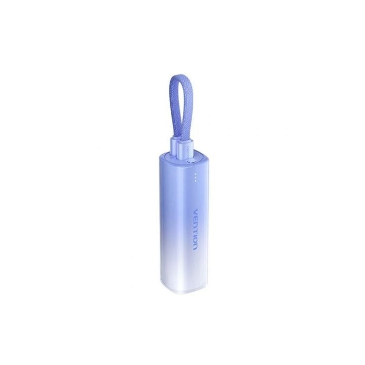 Powerbank Vention FHWL0 5000mAh 20W Wireless USB-C Lightning Azul
