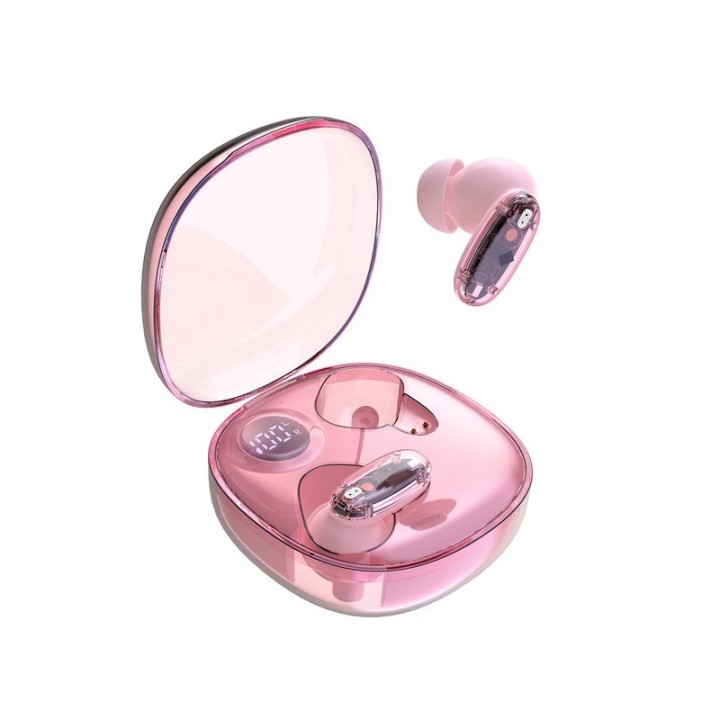 Mars Gaming Mhib2 Auriculares Bluetooth 5.4 Sonido Inmersivo 24 Horas Reproducción Estuche Rosa