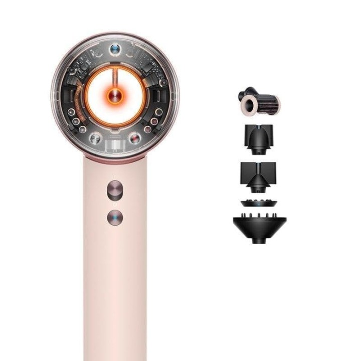 Secador de Pelo Dyson Supersonic Nural™ Liso+Ondulado HD08 Rosa Oro Rosa 1600W 3 velocidades Ionic 5 accesorios