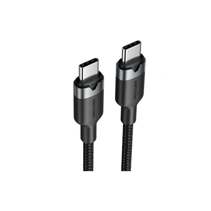 Cable USB 2.0 Vention TRDBF Tipo-C a Tipo-C 1m 60W 480Mbps Negro