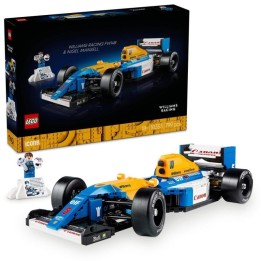LEGO Icons Williams Racing FW14B y Nigel Mansell, Maqueta para Adultos Coleccionistas de F1