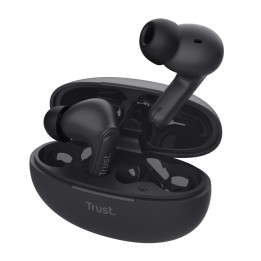 Auriculares Trust Yavi TWS Intraurales BT Negro (25296)