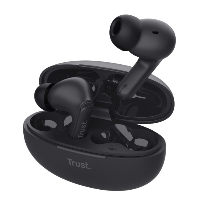 Auriculares Trust Yavi TWS Intraurales BT Negro (25296)