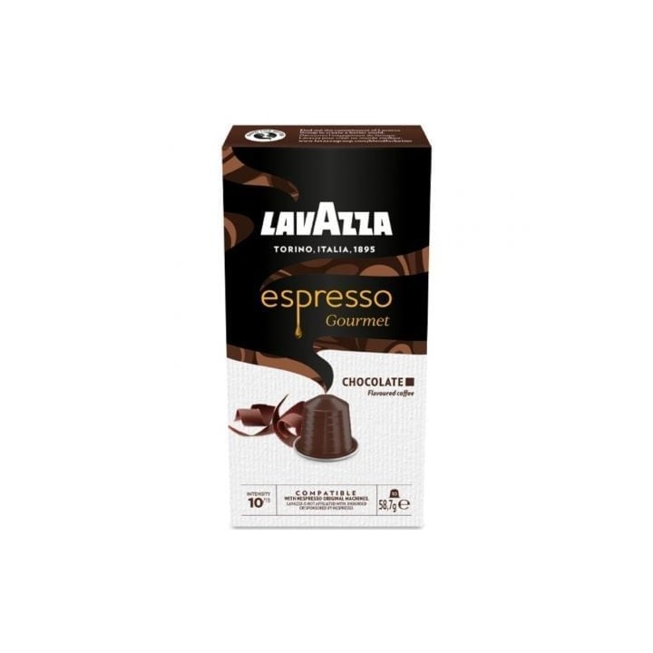 Cápsula Lavazza Espresso Gourmet Chocolate Arábica Brasil Robusta Nespresso Sabor Intenso
